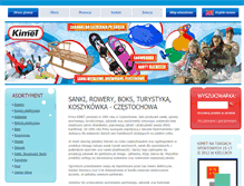 Tablet Screenshot of kimet.pl